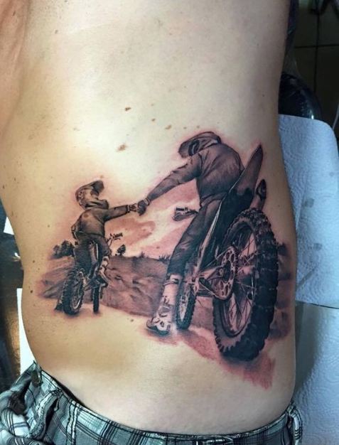 vater sohn tochter tattoo 27