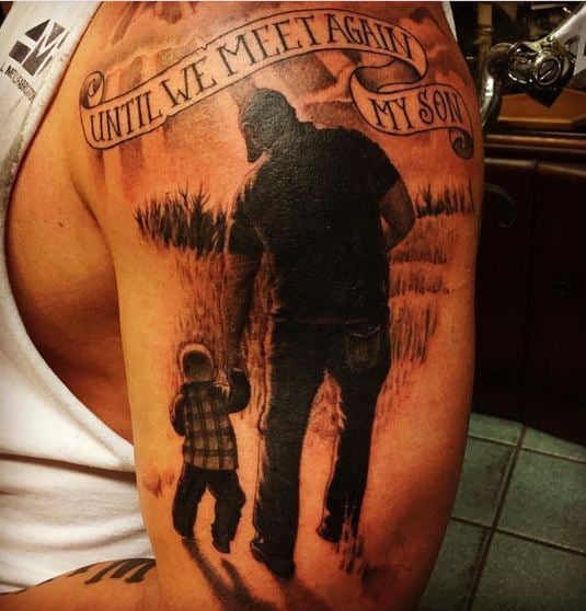 vater sohn tochter tattoo 53