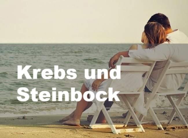 Krebs und Steinbock