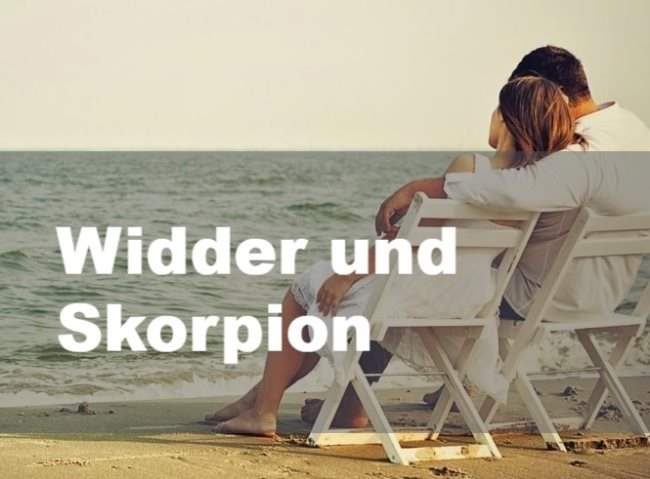 Widder und Skorpion: Partnerschaft, Freundschaft und Liebe