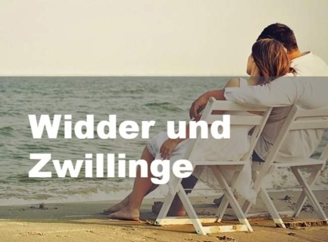 Widder und Zwillinge: Partnerschaft, Freundschaft und Liebe