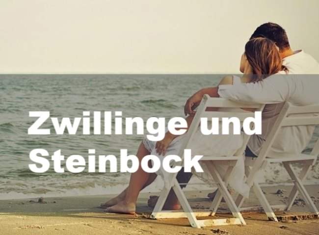 Zwillinge und Steinbock