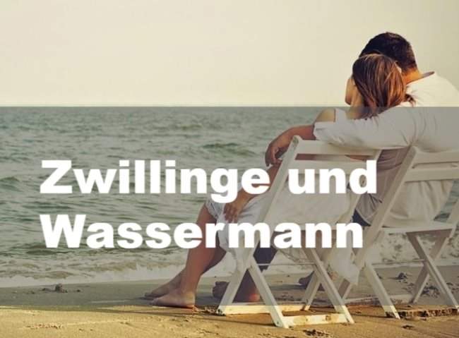 Zwillinge und Wassermann