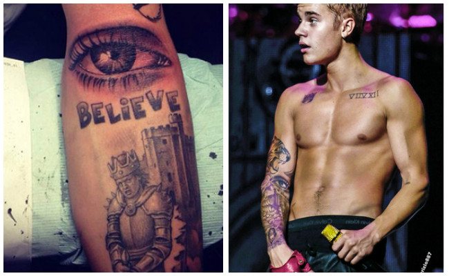 justin bieber tattoo 22