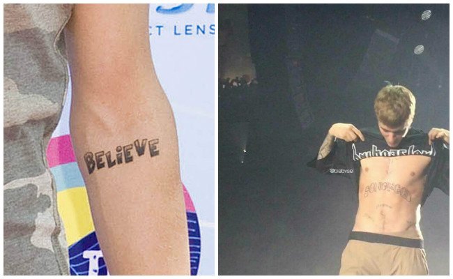 justin bieber tattoo 7