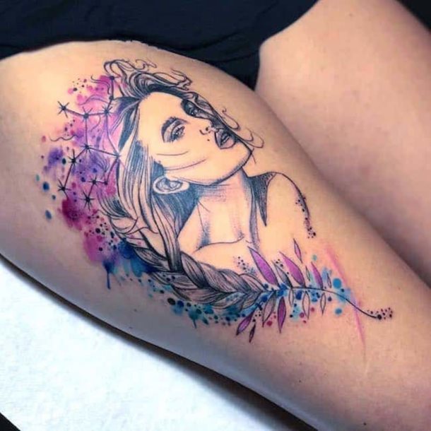 jungfrau tattoo 50