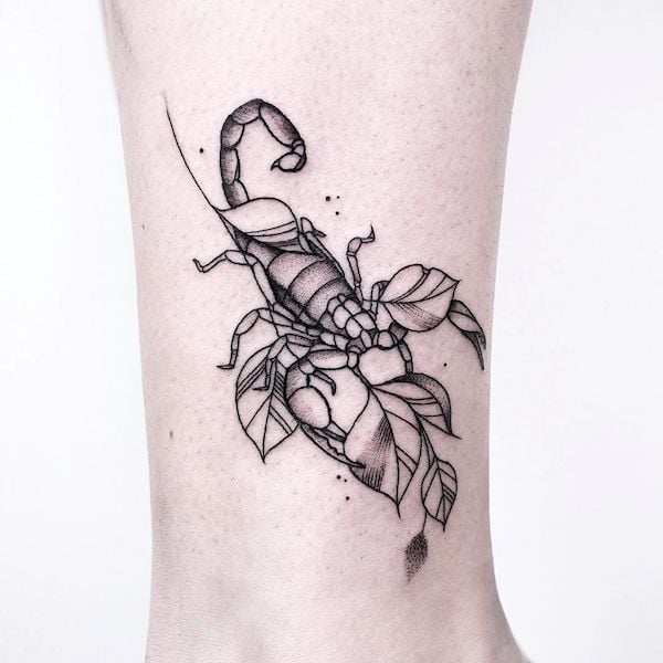 skorpion tattoo 34