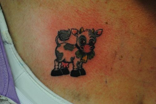 Bildergalerie mit 35 Kuh-Tattoos