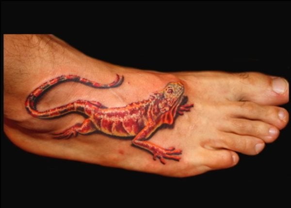 Bildergalerie mit 55 Reptilien-Tattoos