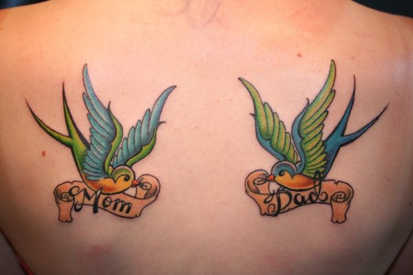 Bildergalerie mit 60 Tattoos von Spatz und Sperling