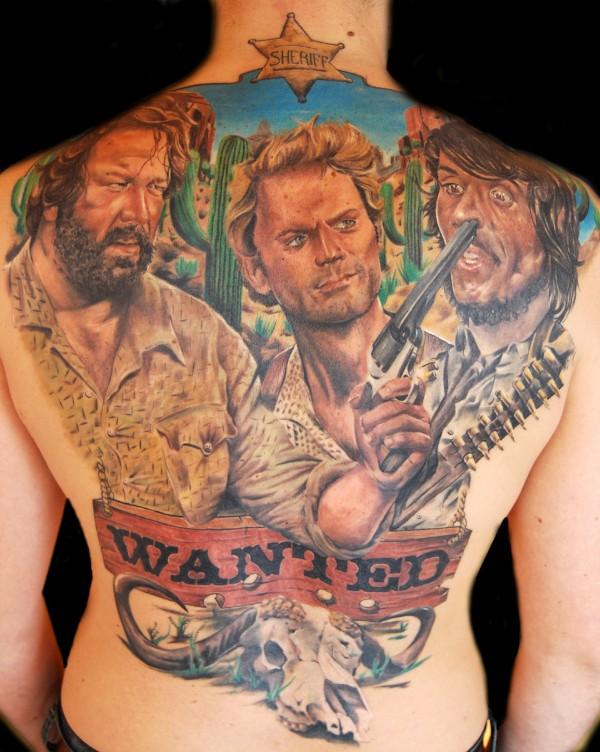 37 Wilder Westen Tattoos: Sheriff und Cowboys