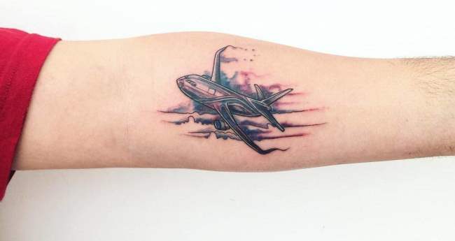 tattoo flugzeug 138