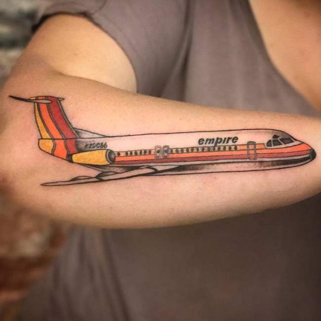 tattoo flugzeug 78