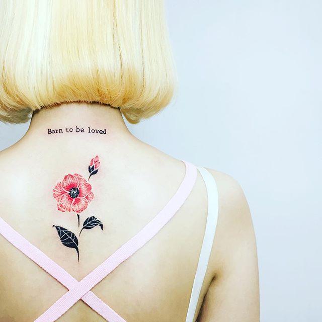 tatuaje flores 261