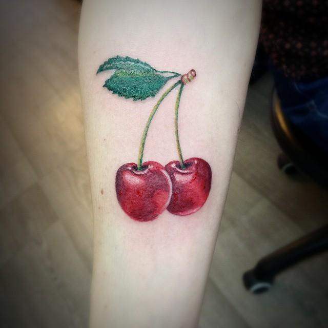 tatuaje cerezas 11