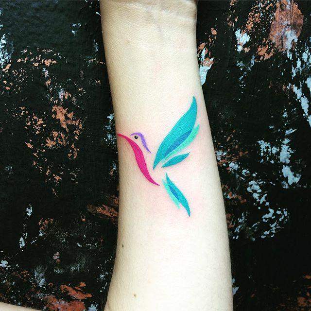 tatuaje colibri 151