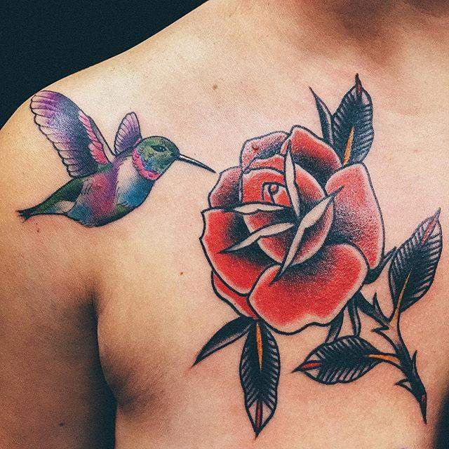 tatuaje colibri 41