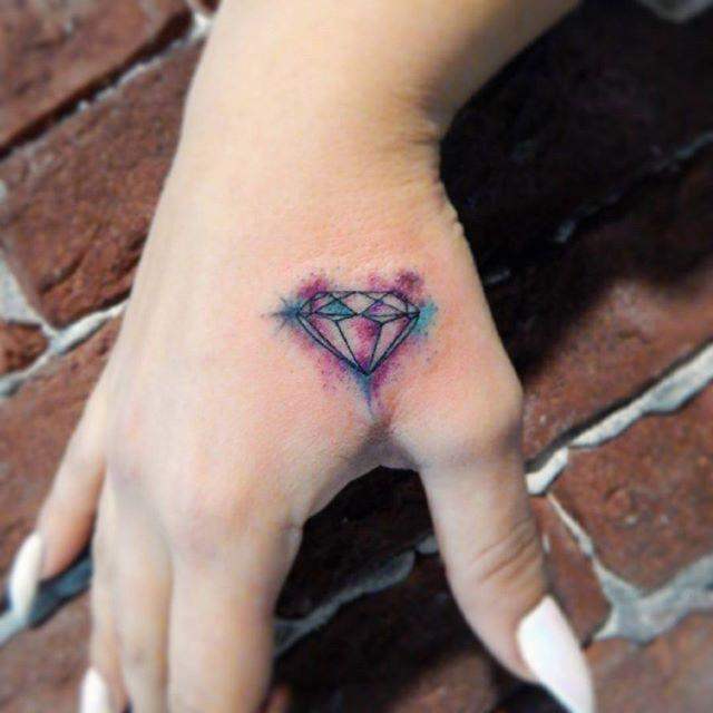 tatuaje diamante 321