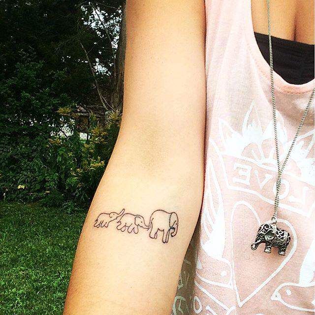 tatuaje elefantes 121