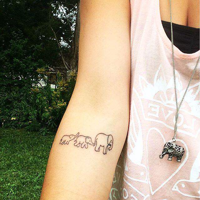 74 Tatuajes de elefantes: Galería de imágenes