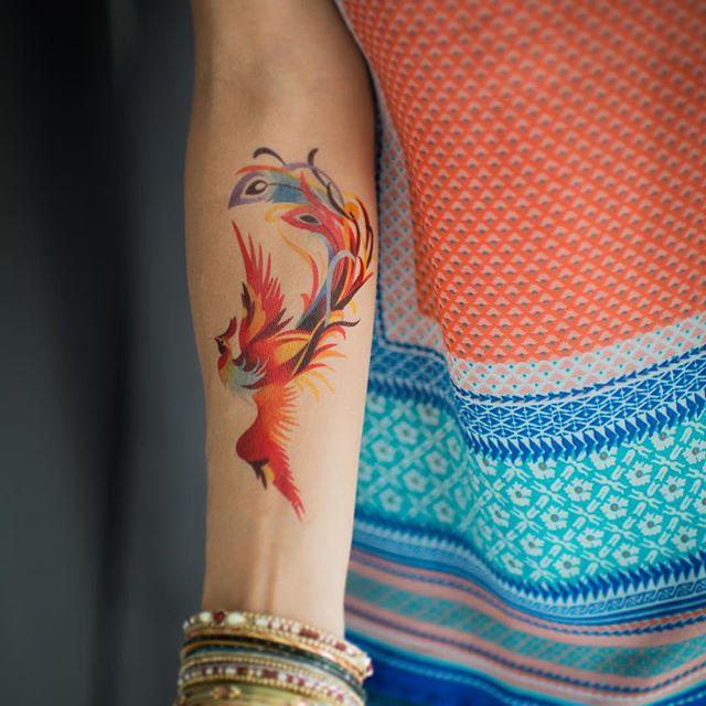 102 Ideas con tatuajes del ave Fenix