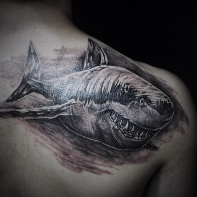 tatuaje tiburon 491