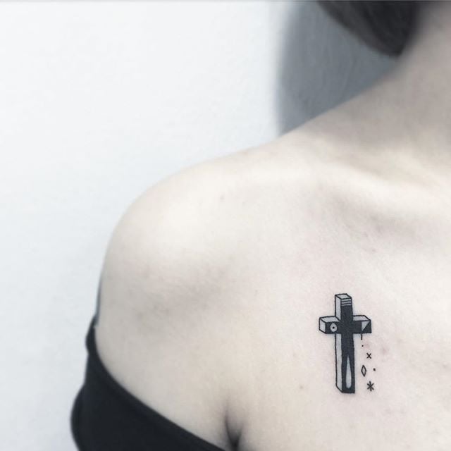 tatuaje cruz 61