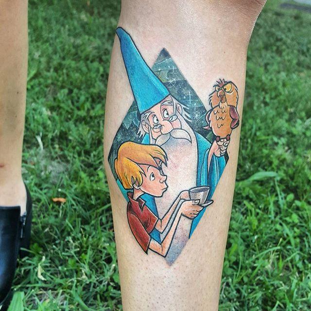 Tatuajes de dibujos animados y películas infantiles Disney