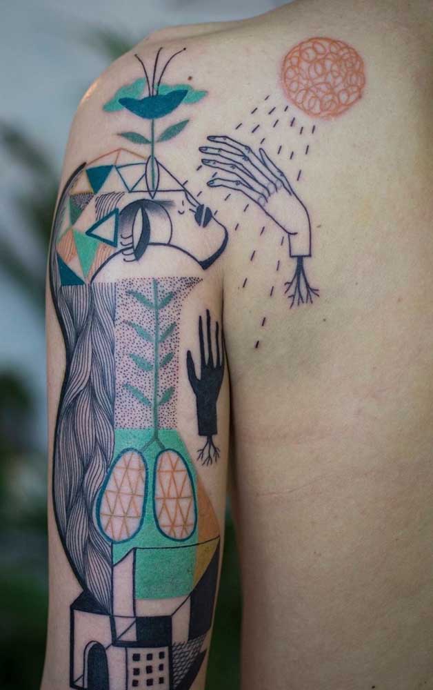 tatuaje estilo 3d 231