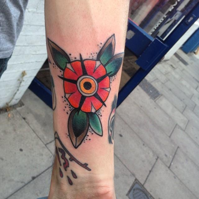 tatuaje flor cerezo sakura 341