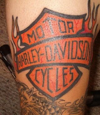 Símbolo de la marca de la famosa marca de motos Harley Davidson.