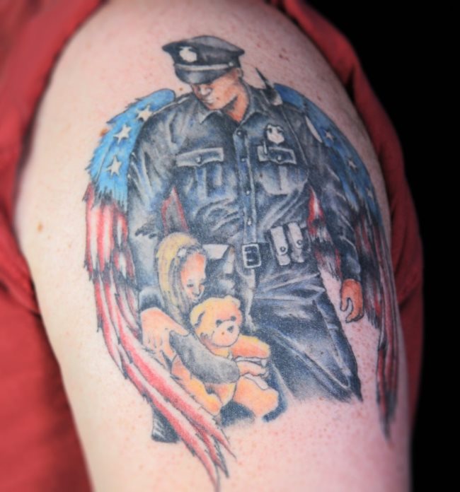 tattoo policia 110