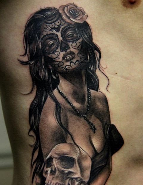 Tatuaje De La Muerte En La Espalda | Tatuaje popular