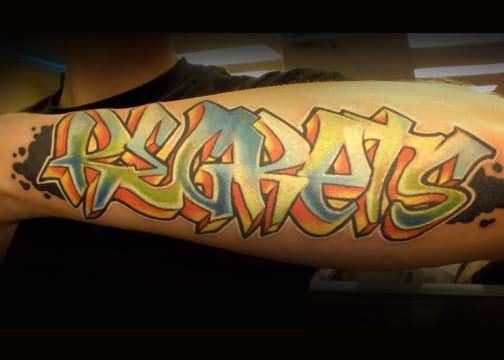 Resultat d'imatges de tatuajes de graffiti