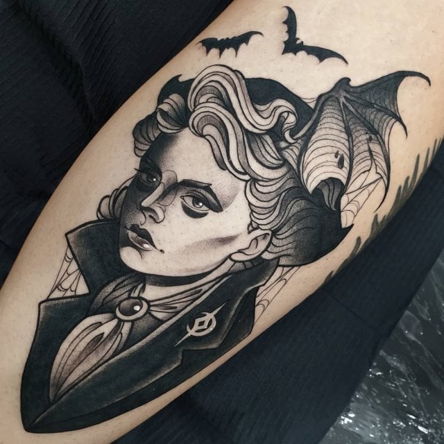 tattoo femenino de bruja 08