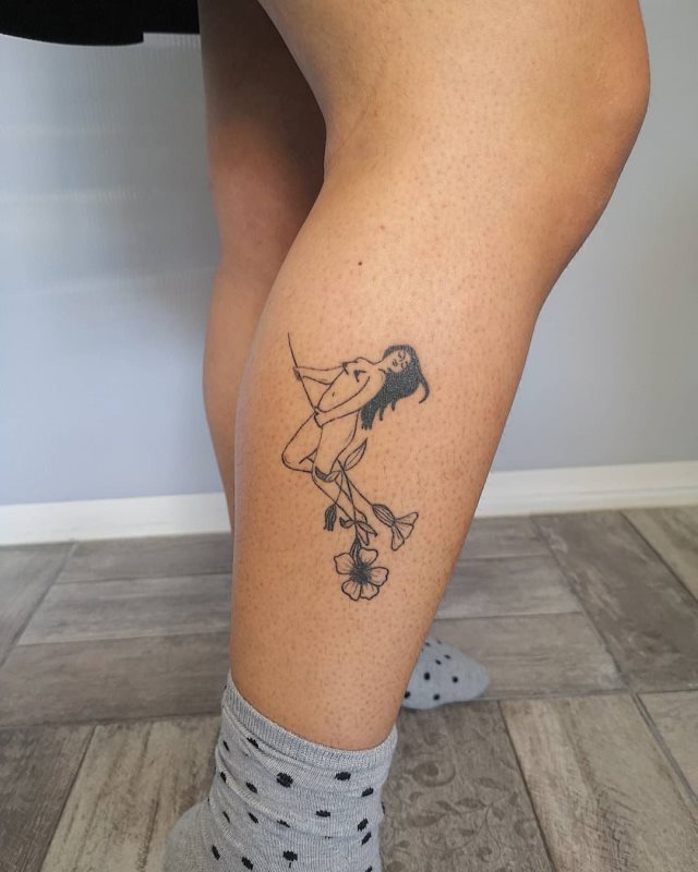 tattoo femenino de bruja 35
