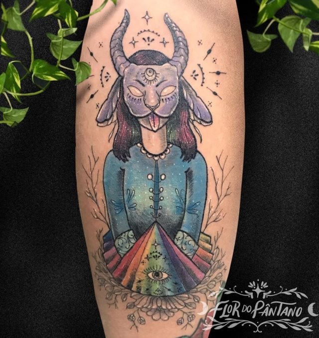 tattoo femenino de bruja 39