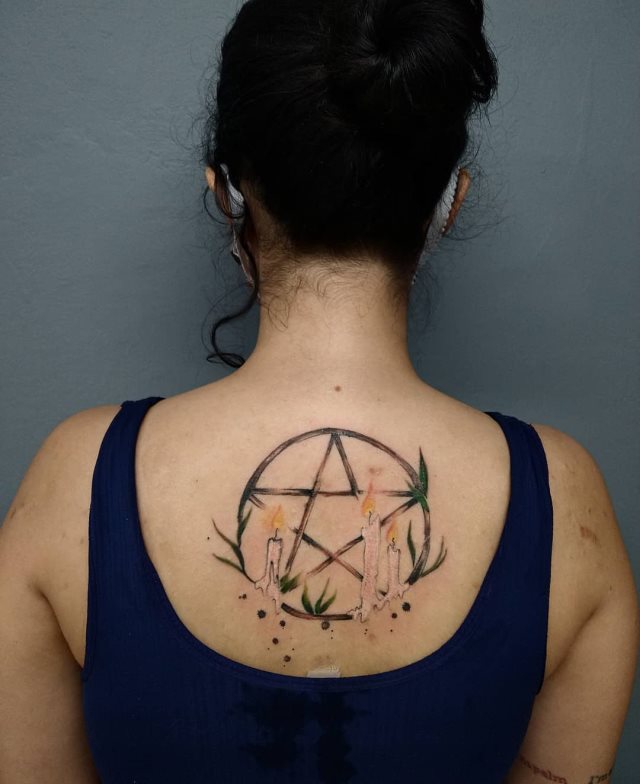 tattoo femenino de bruja 46