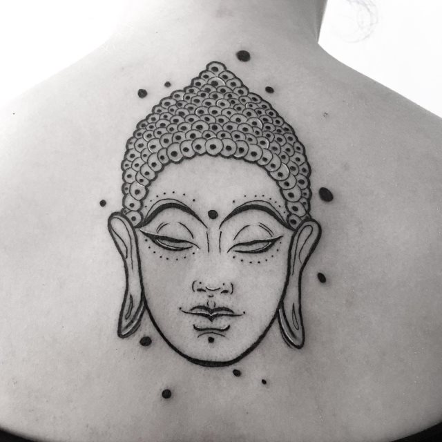 tattoo femenino de buda 43