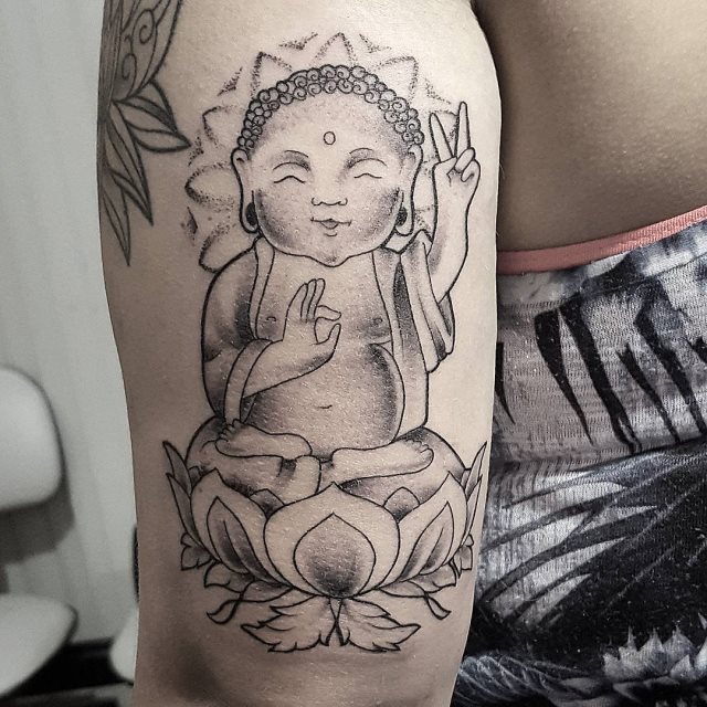 tattoo femenino de buda 78