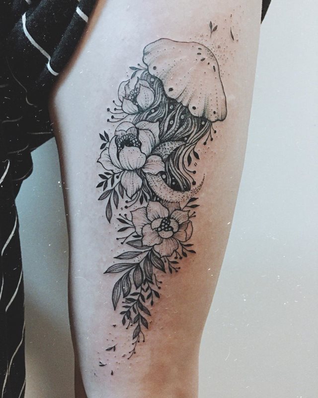 tattoo femenino medusa 01