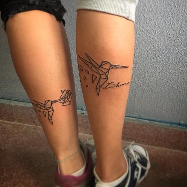 tattoo femenino para el gemelo 131