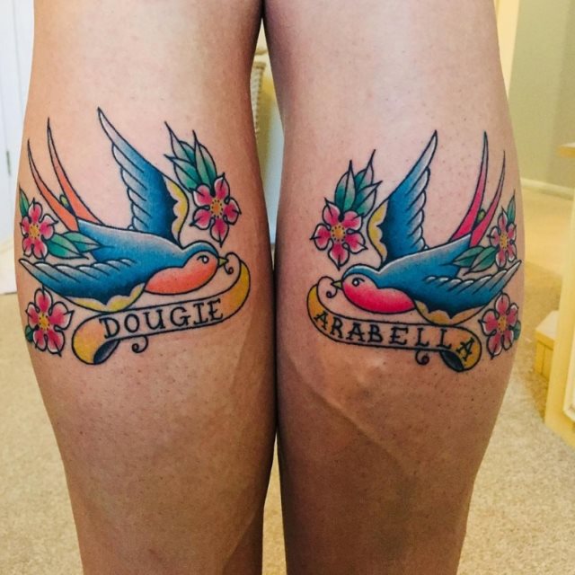 tattoo femenino para el gemelo 65