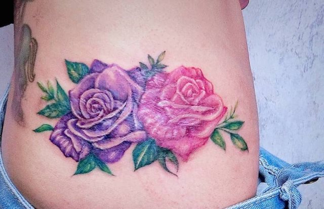 tattoo femenino para la cintura 18