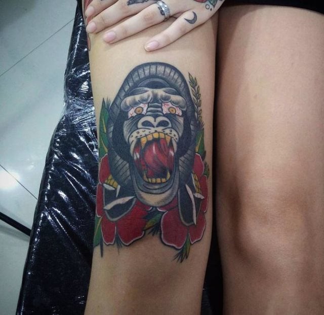 tattoo femenino para la rodilla 40