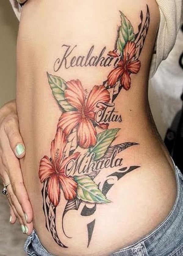 tatuaje FlorHawaiana126