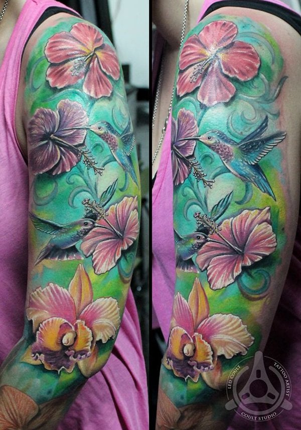 tatuaje FlorHawaiana131
