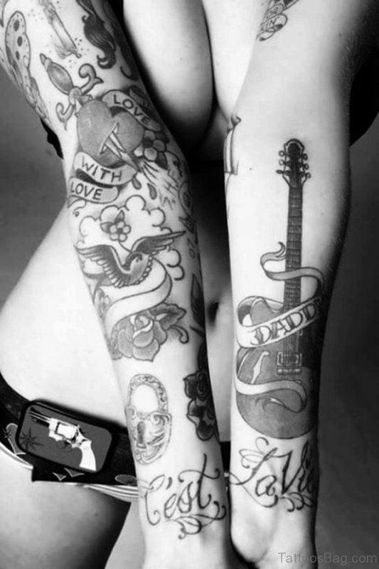tatuaje Guitarra161