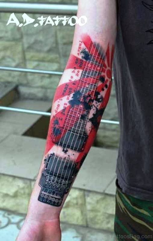 tatuaje Guitarra213