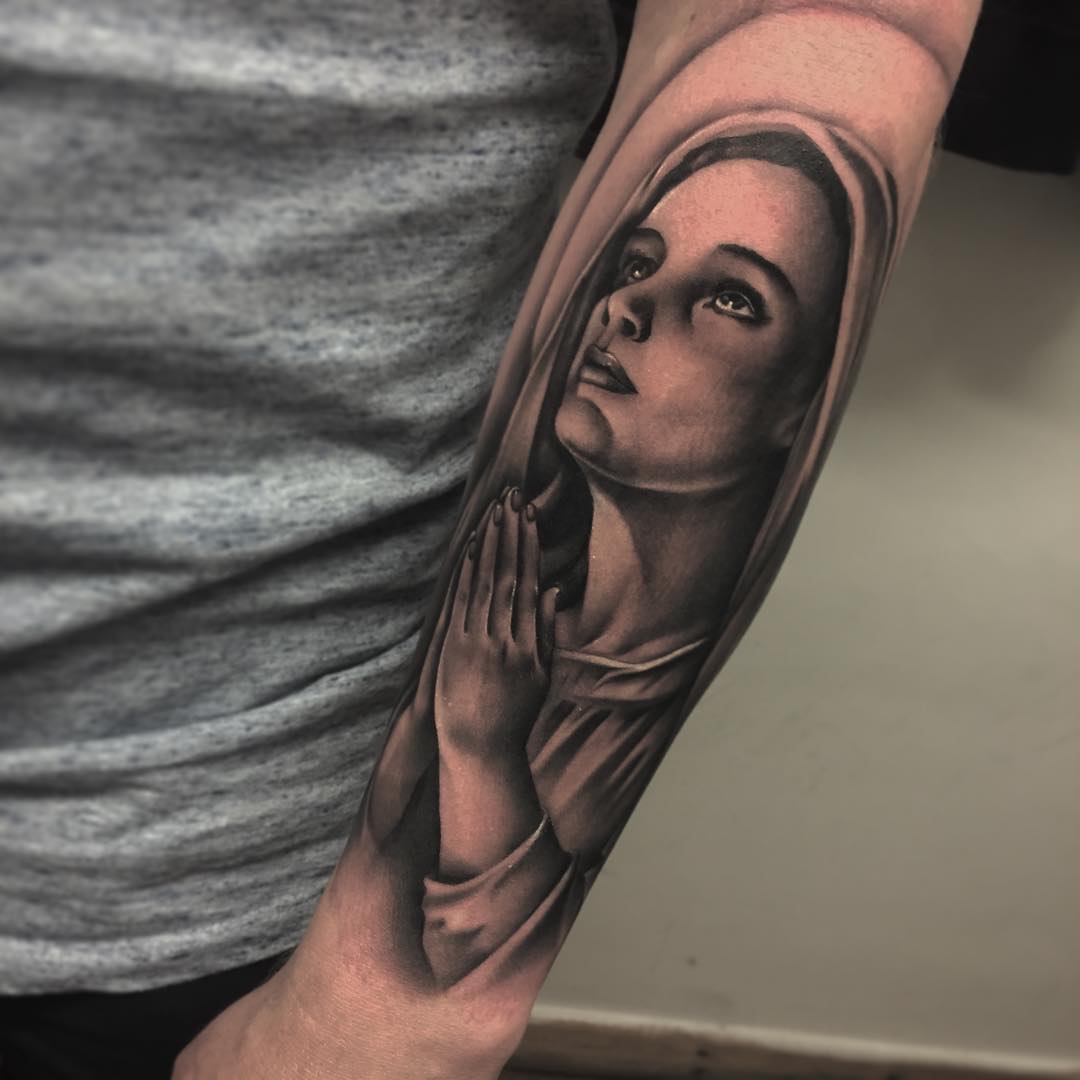 La Virgen María: 45 Tatuajes de la madre de Jesús